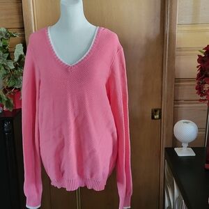 IZOD GOLF Coral V-Neck Sweater